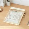 Thickened Document Holder Large Capacity File Storage Box File Organizer  for Office