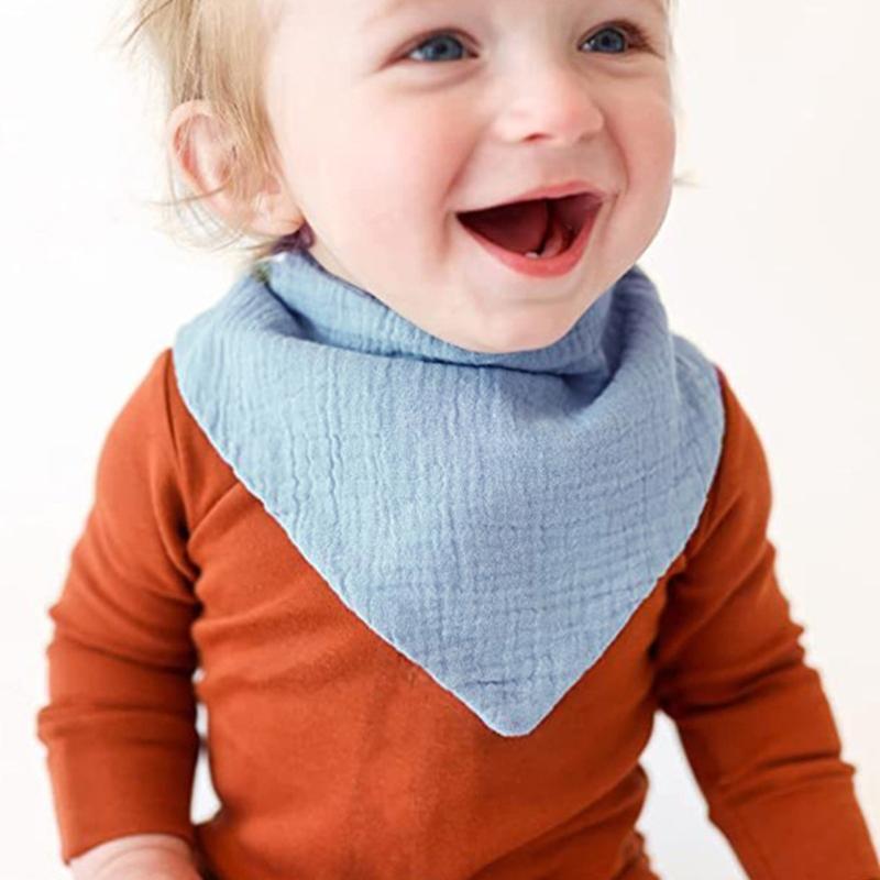 3pcs Organic Cotton Infant Bandana Bib And Pacifier Holder Combo Includes Washable Storage Pouch Baby Shower Gift Set