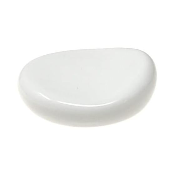 White Porcelain Round Chopstick Rest, Made in Japan, White, Commercial Use, Ceramic, Mino Ware