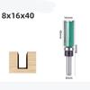 8/12mm Carpenter Milling Cutter Straight Trimmer Bits Durable Woodworking Router Bit