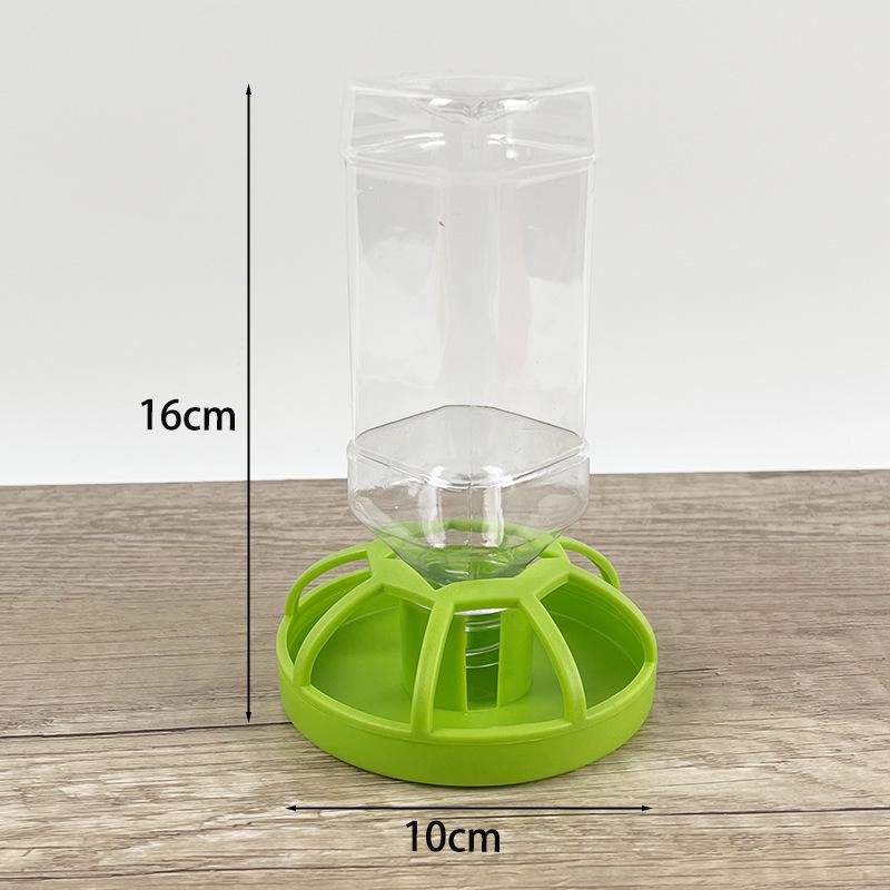 Automatischer Hühner- & Wachtelfutterautomat: Kleine Tränke für Routinefütterung