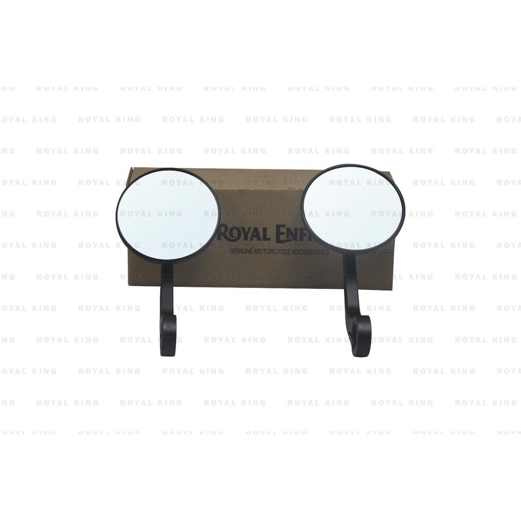 Royal Enfield "Goan Classic 350 Round Bar End Mirror & Mount" Pair