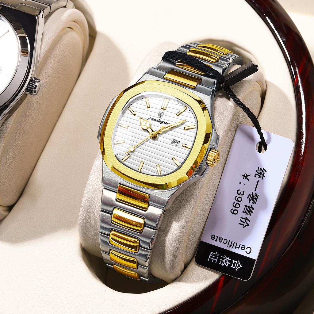 Luxe Dameshorloge Ultra-dun Lichtgevend Kwarts Horloge