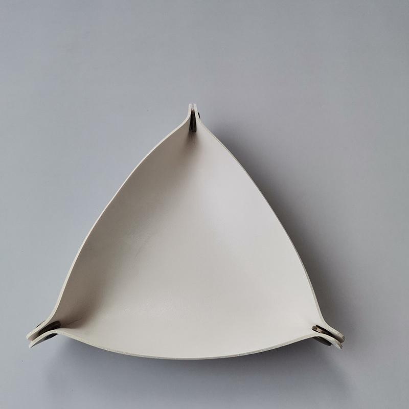 PU Leather Basket Hallway Desktop Storage Dining Tray Cosmetic Leather Tray Box Creative Jewelry Sundries Key Storage