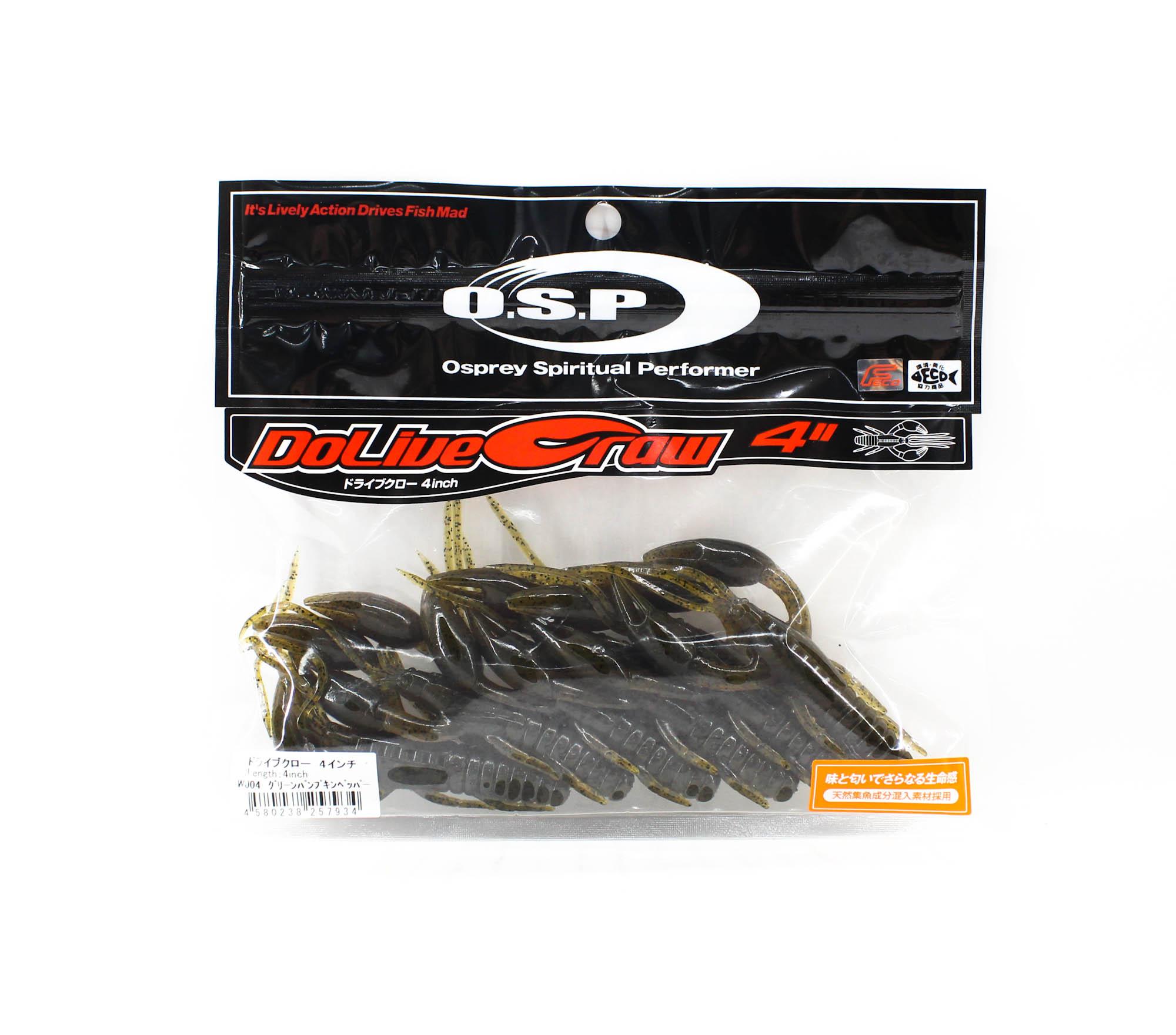 

М яка приманка OSP Dolive Craw 4 дюйма W-004 (7934)