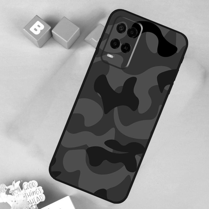

Black Night Camo Camouflage Case For Oppo A60 A80 A40 A15 A16 A17 A57 A94 A74 A54 A76 A96 A18 A38 A58 A78 A98 A5 A6 Pro OPPO A98 5G