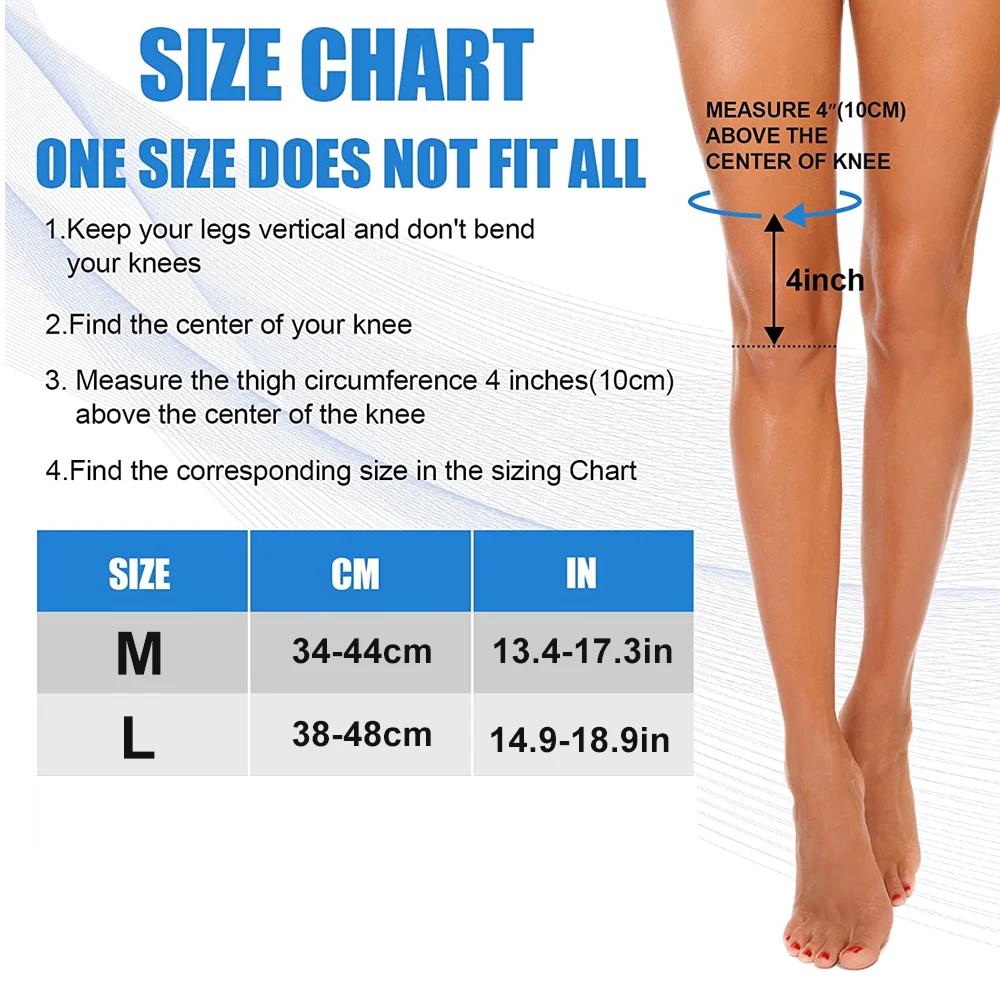 1Pcs Knee Brace with Side Stabilizer, Compression Knee Sleeve For Men Women, Knee Support Brace for Knee-Pain Relief