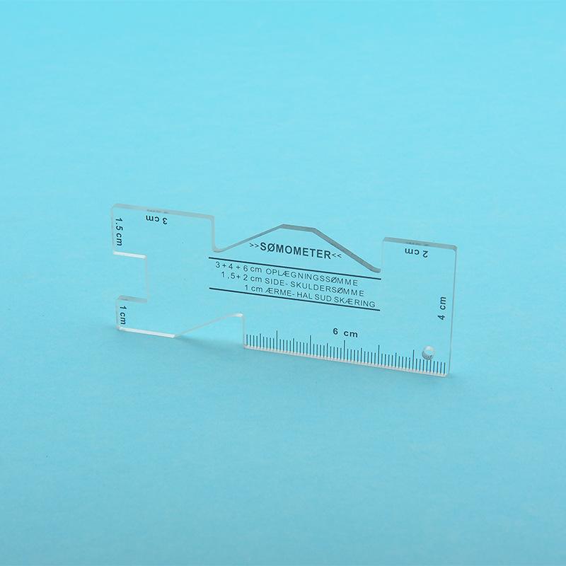 1Pcs Splicing Ruler Multi-function for Garment Proofing DIY Patchwork Ruler Measuring Supplies Transparent Sewing Tool Accessory