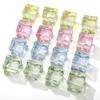 Acrylic Translucent Simulated Ice Cubes Non-porous Beads For DIY Necklace Bracelet Earrings Jewelry Making Craft Accessories