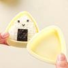 2Pcs Onigiri  with Rice Spoon Triangular Sushi Maker  Reusable Lightweight Food Press  Bento Kitchen Gadget Sets