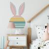 Early Morning Creative Rabbit Bedroom Living Room Home Background Beautification Decoration Wall Stickers