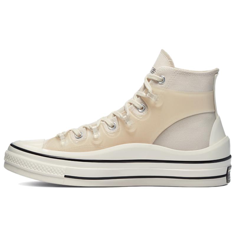 

Kim Jones x Converse 1970s Chuck Taylor All Star Comfortable and Minimalist High-Top Canvas Shoes Unisex Cream White 36