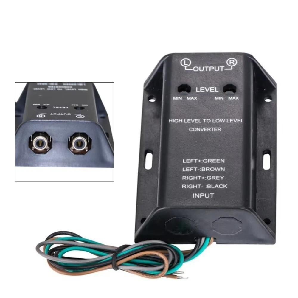 Stable Line Output Converter Universal Amplifier RCA Signal Adapter Speaker  Car Audio System