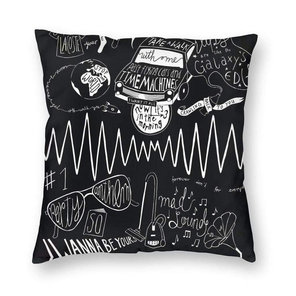 Arctic Monkeys No Party Anthem Square Pillowcase Polyester Linen Velvet Pattern Decorative Throw Pillow Case Room Cover