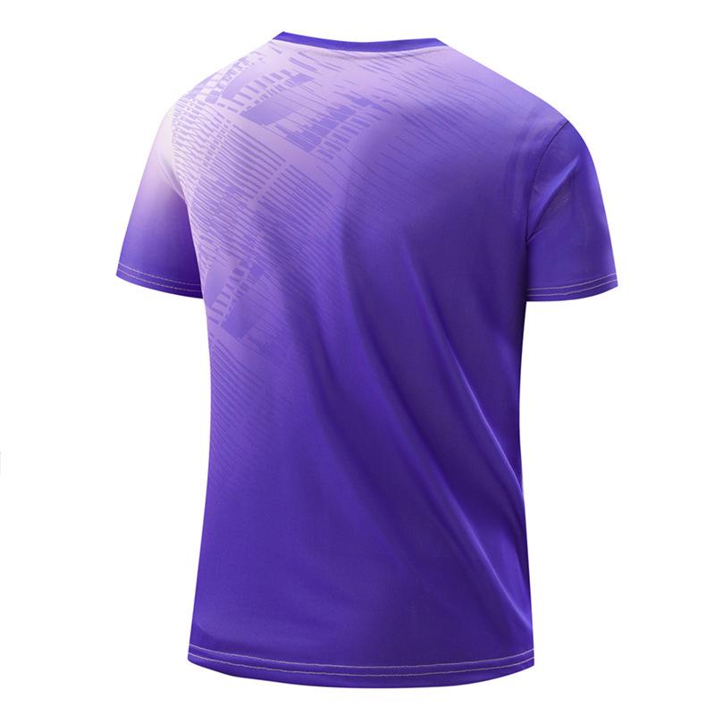 Men's and Children's Short Sleeve Sports Jersey for Badminton and Table Tennis - Summer Training and Competition Team Uniform