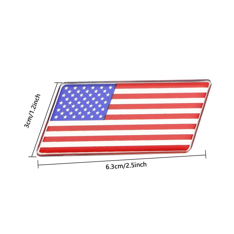 US Flag Stickers For Cars 3D Union Jack American Flag Stickers Car Metal Window Bumper Decal Sticker American British Flag