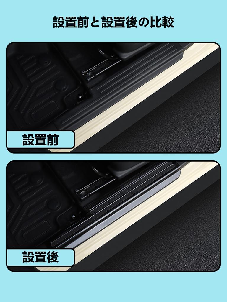 New Suzuki Jimny Nomad JC74 Door Step Jimny Door Scuff Scuff Side Step Step Door Sill Kicking Plate Set Guard, 5-door Plate, Guard, Guard, Protector,