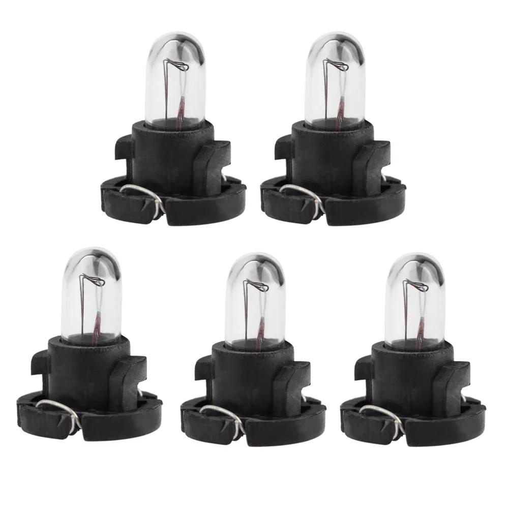 

5/10PCS T3 T4 Led Bulbs Car Interior Lights Auto Warming Indicator Lamp 12V Yellow Warm LIght For Car Instrument Lights Accessor