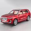 1/32 BMW X7 Off Road SUV Alloy Metal Diecast Model Car Home Trendy Toy Decorations Micro Vehicles Pull Back with Light Birthday