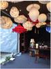 Nordic Modern UFO Fabric Lantern Pendant for Teahouse, Restaurant, or Study - Japanese and Chinese Inspired Decor.