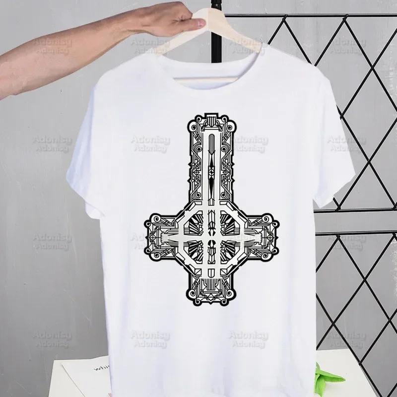 Ghost Band Hard Rock Band Harajuku Men's Tshirt Unisex Short Sleeve T Shirt Casual Ghost B.C. Heavy Metal T-shirt Male Tops