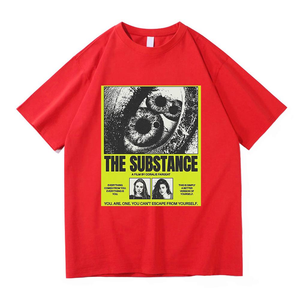 

The Substance Movie 2024 T Shirts Men Harajuku Monstro Elisasue Tshirt Unisex High Quality Horror Style Vintage Cotton Tee Shirt 4XL