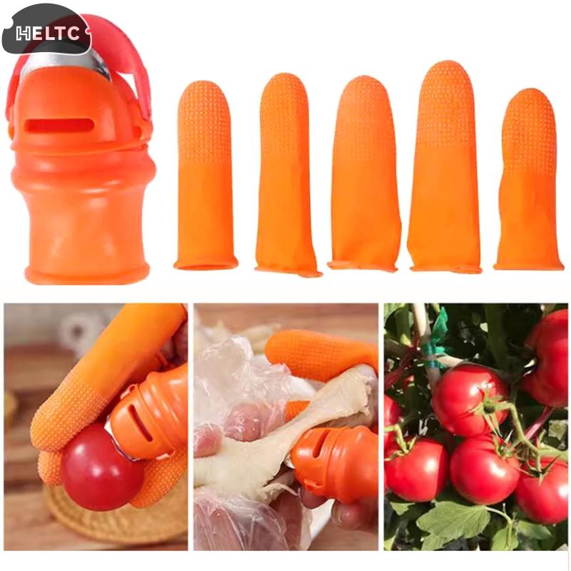 1Set Fruit And Vegetable Picking Potted Plant Trim Gardening Thumb Knife Thumb Cutter Gardening Tool For Picking Fruit Vegetable