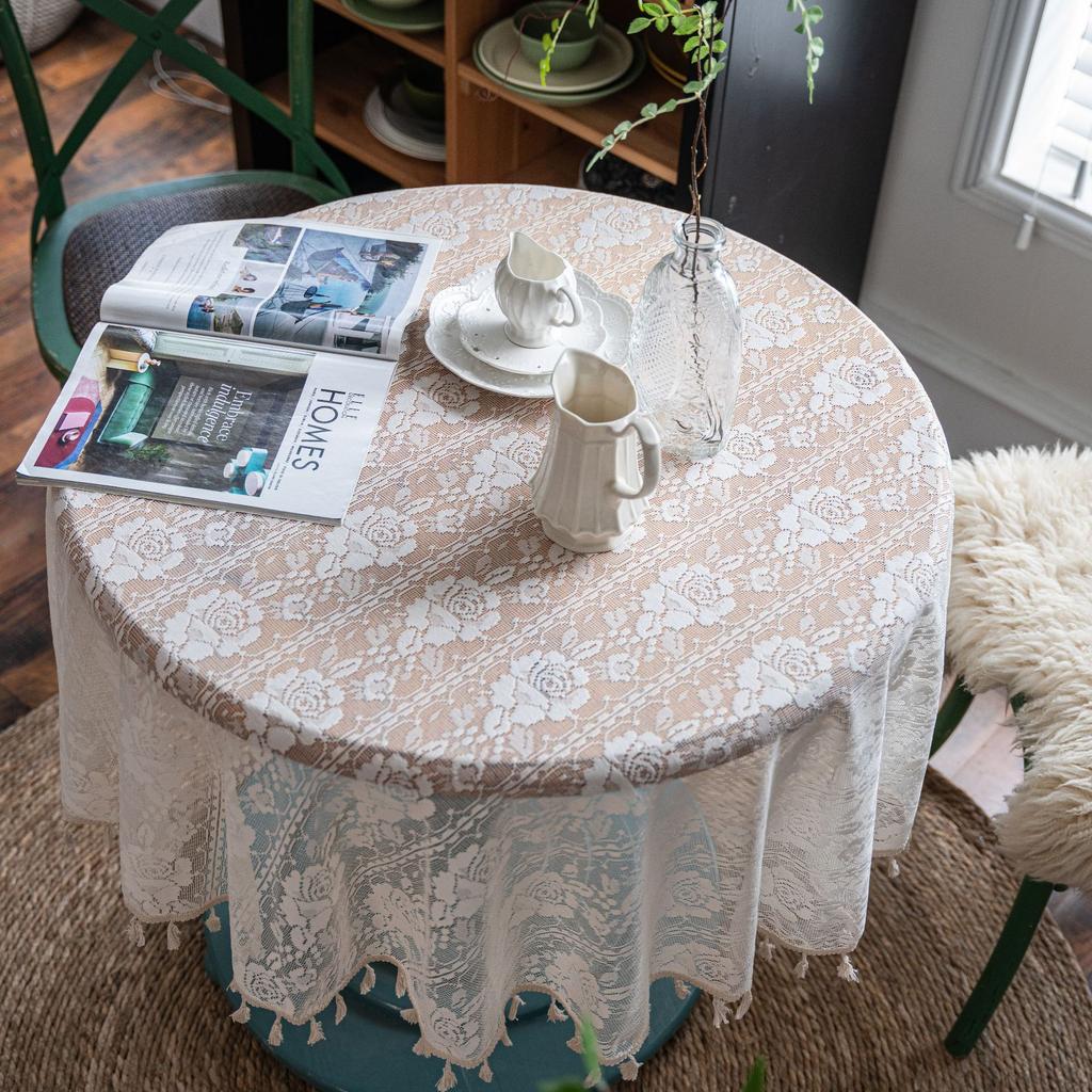 Crochet Cover Table Cloth Woven Tablecloth Hollow Tablecloth Tablecloth Towel Shooting Props