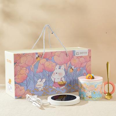 Year of The Rabbit Festival Gift Constant Temperature Cup Souvenir Event Gift Ceramic Warm Mug