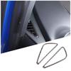 For SEAT Leon Mk2 1P 2008-2012 Soft Carbon Fibre Car Central Control Gear Shift Air Outlet Panel Trim Sticker Car Accessories F6