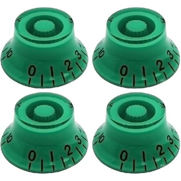 FLEOR 4 шт. Ручки для гитары LP, Красные, в стиле Шляпа-цилиндр, Ручки управления скоростью, Совместимы с электрогитарой в стиле LP