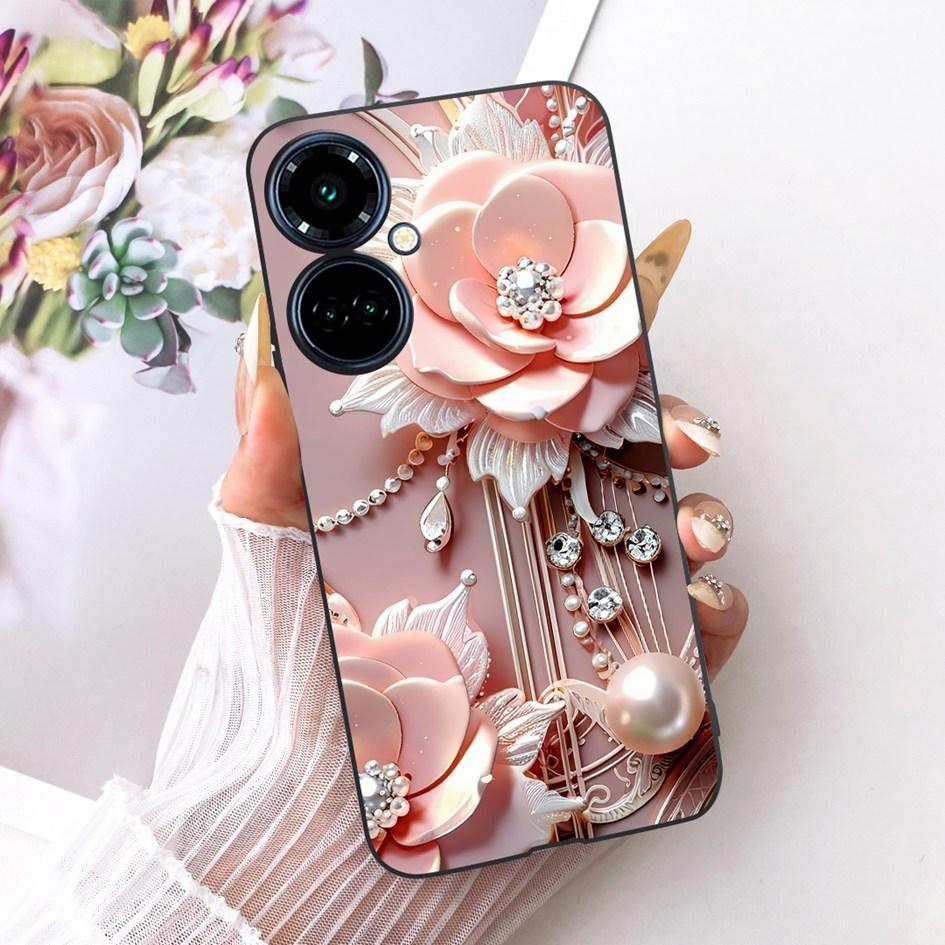 For Tecno Camon 19 Pro CI8 Case Camon19 Pro 5G CI7n Cover Pretty Butterfly Soft Silicone Black Cover For Tecno Camon 19 Neo Etui