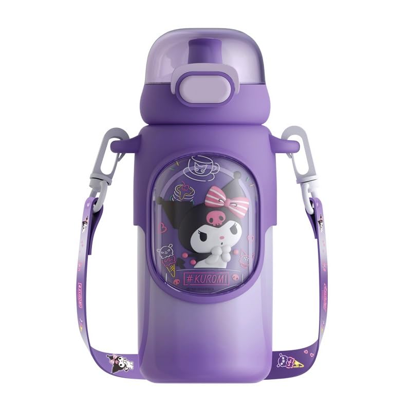 My and Pochacco Water Large Direct Vacuum Keeps Hot or Wide Easy to Stainless Steel Open 460ml Kuromi, Cinnamoroll, Melody, Bottles, Capacity,