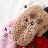 Plush Floor Socks Embroidery Fleece Sock Women Cute Sleeping Socks  Home