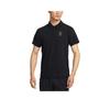 Men's Quick-Dry Breathable Tennis Polo T-Shirt In Black