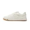 Li Ning Synthetic Leather, Textile Low Top Skateboard Shoes Women's Champagne White AGCV052-1