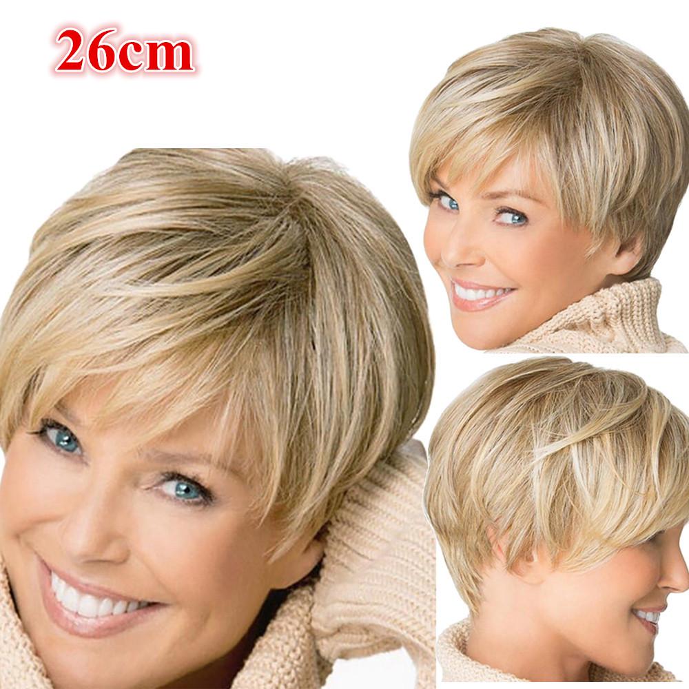 Lisaii 45 Stili Moda Zhenshinzolotoj Chernyj Korichnevyj Volnistyj Curly Korotkie Dlinnye Volokna Volos Parik Kupit Po Nizkim Cenam V Internet Magazine Joom