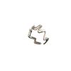 Sweet Layered Wave Twist Adjustable Women's Ring - Trendy Finger Jewelry