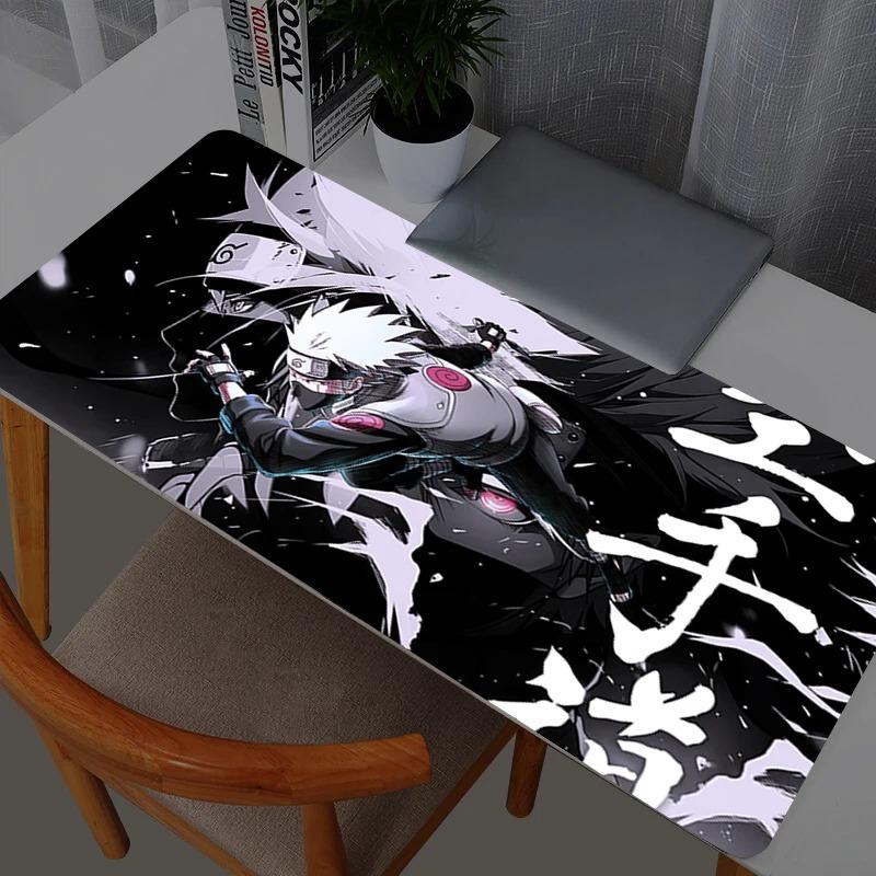 

Mouse Pads Naruto Kakashi Hatake Mouse Pad Gamer Large Computer Notebook Pc Mousepad Carpet Gaming Accessories Keyboard Desk Mat 30x60x0.2cm