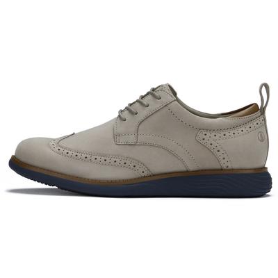 Leather Simple Fashion Comfortable Casual Shoes Men Shoes Gray 261781537
