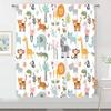 Custom Truck Cartoon Curtains for Living Room Bedroom Home Decor with Hooks Shading Finished