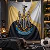 Tapiz Colgante de Pared Estampado de Fútbol Newcastle United Tela para Sala de Estar Dormitorio Decoración del Hogar