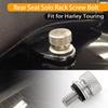 1 CNC Billet Rear Fender Solo Seat Rack Bolt Fit for Harley Dyna Touring Softail