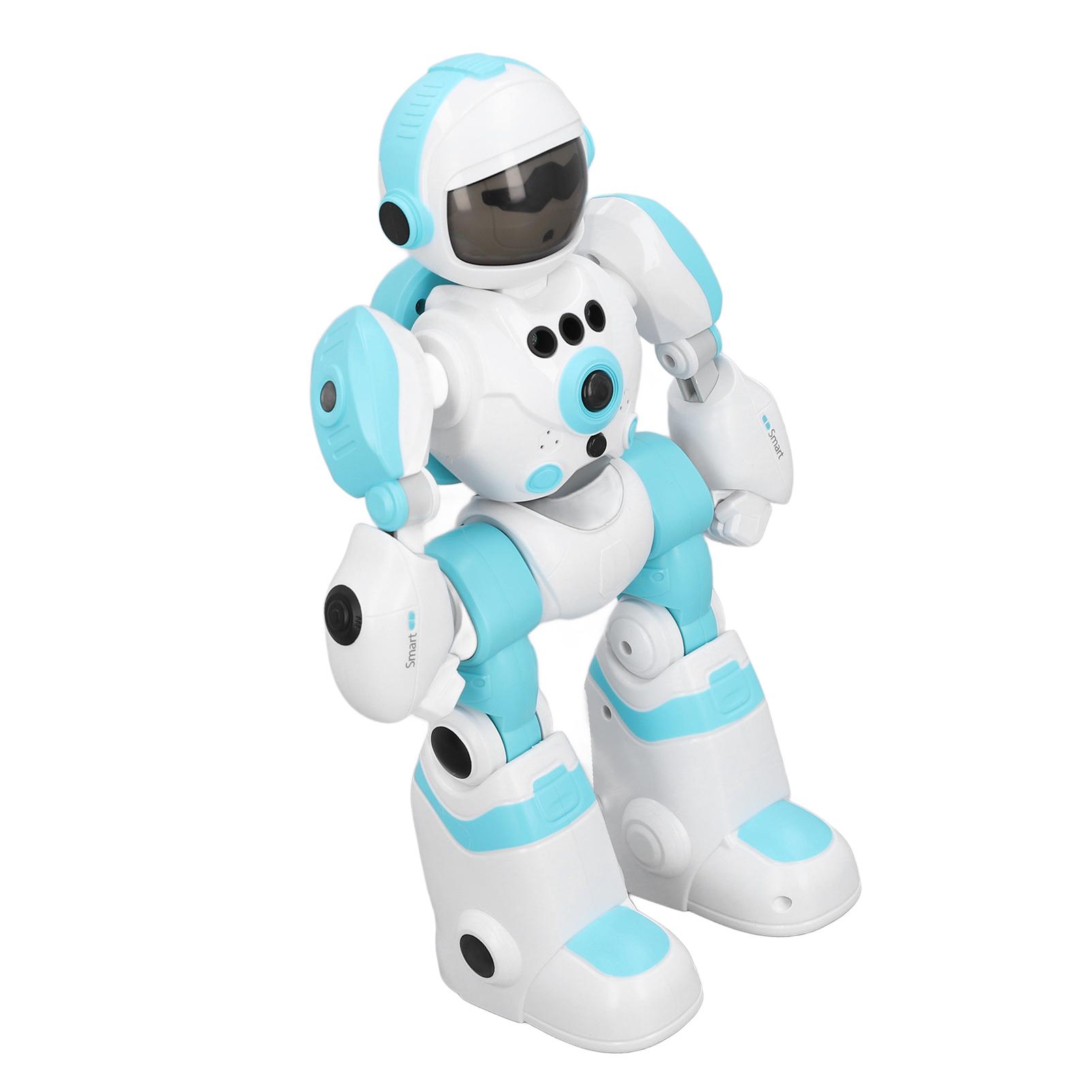 Children Remote Controlled Robot Toy with     Voice Changing Modes Colorful Light Intelligent Programmable Robot