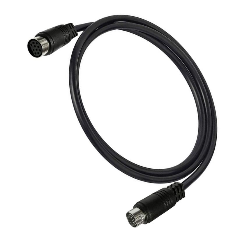 3/1.5/1/0.5m S-video Cable Male To Female 10Pin Mini DIN Computer Connector TV Cable For Projector VCR DVD Nickel Plated