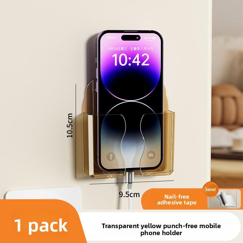 

No punching mobile phone storage box, household air conditioner remote control box bedside mobile phone rack, mobile phone charging storage bracket