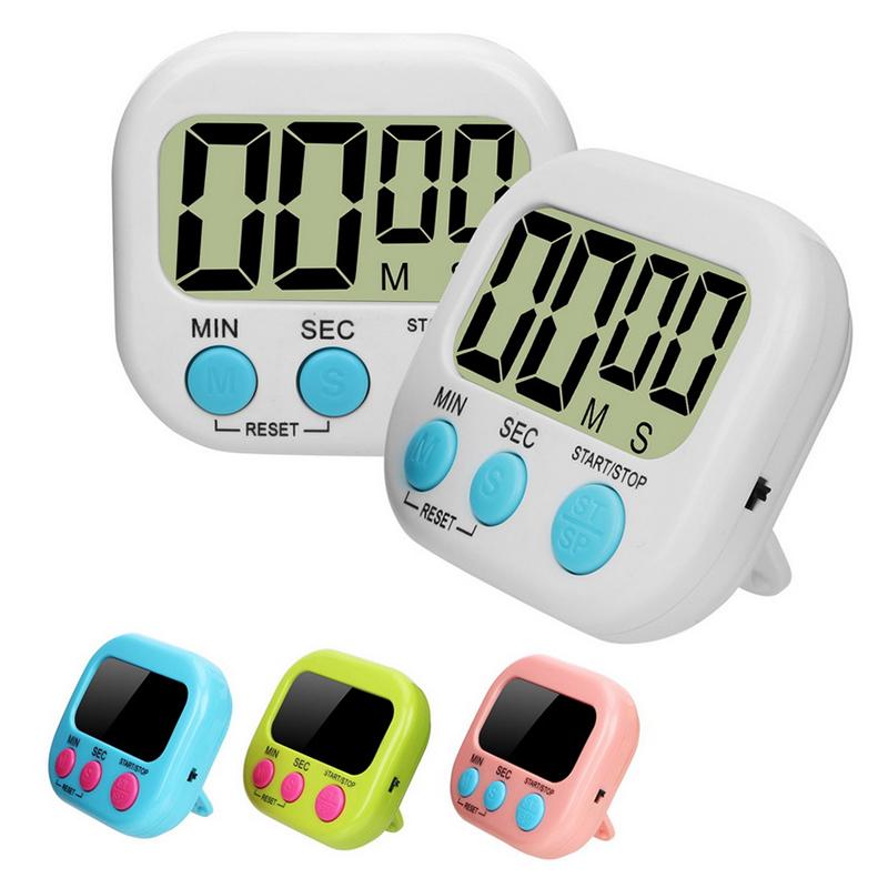 LED Counter Display Alarm Clock Electronic Countdown Sports Magnetic Digital Timer Kitchen Cooking Shower Study Stopwatch3