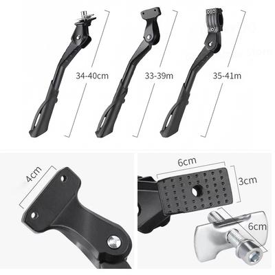 MTB Adjustable Bicycle Kickstand Road Bike Aluminum Alloy Kick Stand Sturdy Durable Thickened Structure Bicycle Side Footrest