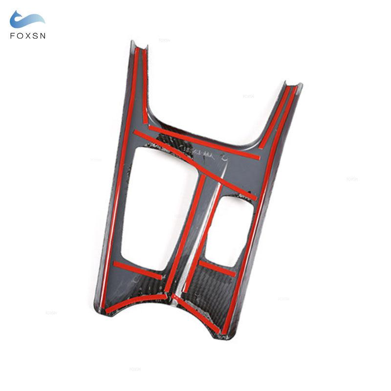 Garnitură pentru panoul schimbătorului de viteze de control al consolei centrale pentru BMW X3 F25 X4 F26 2011 2012 2013 2014-2017 Carbon