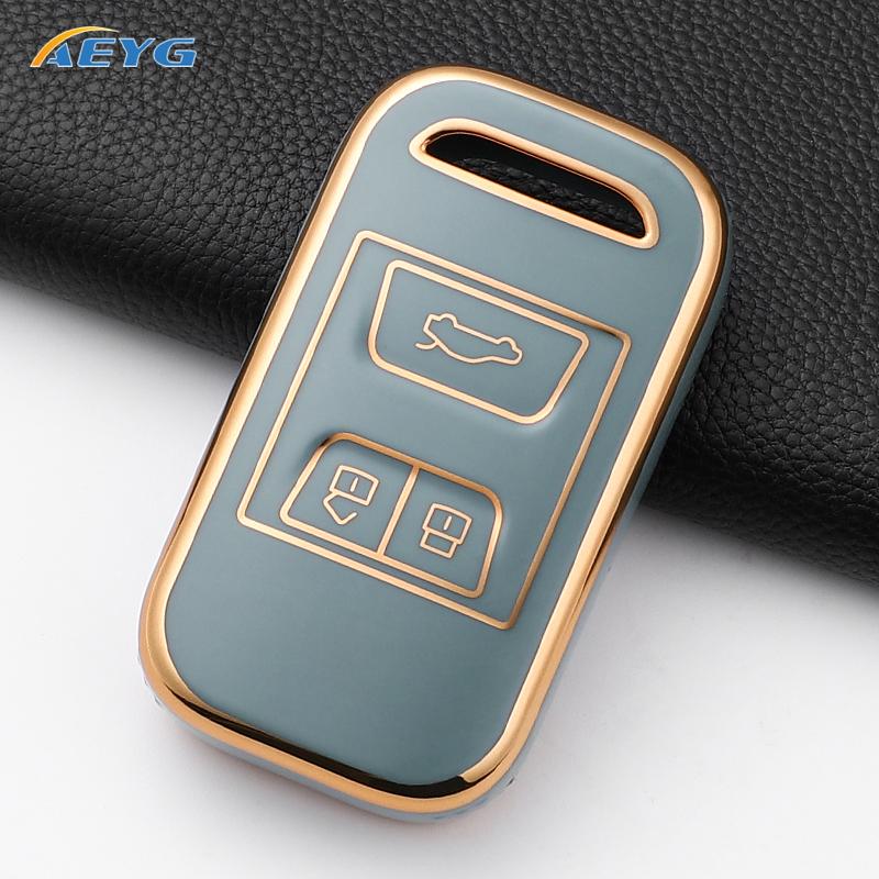 Tpu Car Remote Key Cover Case Shell Fob For Chery Tiggo 3 5X 4 8 Glx 7 Arrizo Tiggo 8 Keychain Protective Accessories